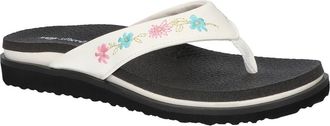 Easy Street Wanderlust Thong Sandal in White Multi at Nordstrom Rack, Size 6.5