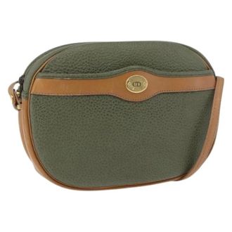 Dior Pre-owned Cross Body Bags, female, Green, Size: ONE SIZE Pre-owned Vintage Shoulder Bag