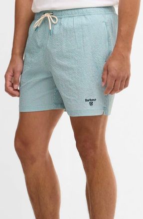Barbour Somerset Swim Trunks in Light Teal at Nordstrom, Size Xx-Large