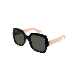 Gucci Gg1337S 008 Sunglasses - female - Gucci - Sunglasses - Black - 54 MM - Accessories
