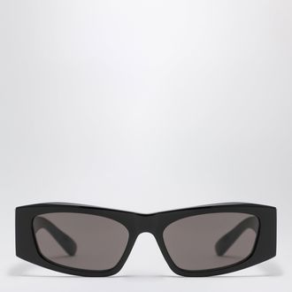 Balenciaga Nano rectangular black sunglasses
