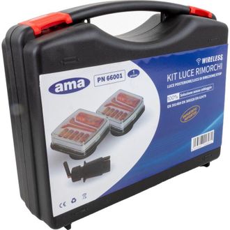 AMA Kit luci rimorchio a LED magnetico e senza fili