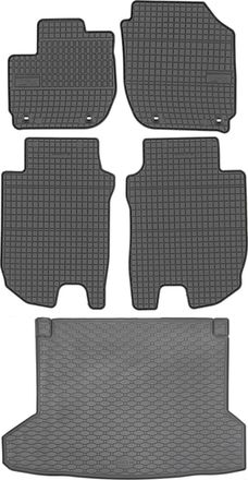 OEM Juego De Alfombrillas De Goma Para Coche Y Alfombrilla Para Maletero Para Honda Hr-v Suv (09.2015-08.2021)