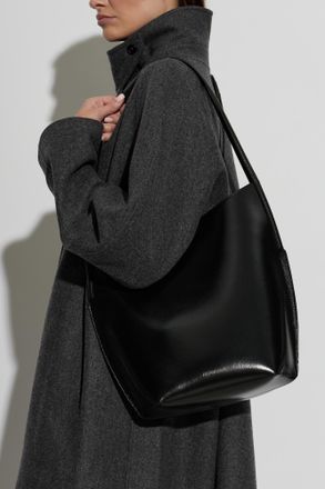 Jil Sander Kante Shoulder Bag, Womens, Black