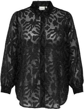 Only Carmakoma blouse zwart