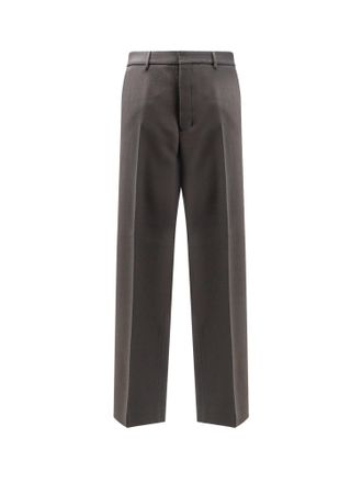 Ami Virgin Wool Trousers-Uomo