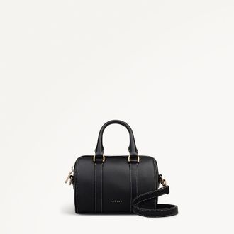 Radley London Black Mini Ziptop Grab Bag Noble Alley SS26 Radley London