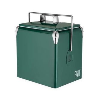 Foster & Rye Vintage Metal Cooler in Green at Nordstrom