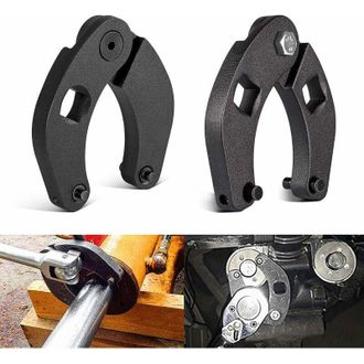 OEM Juego De 2 Llaves Para Tuercas De Abrazadera De Cilindro Hidr&aacute;ulico 1266 Y 7463, Color Negro