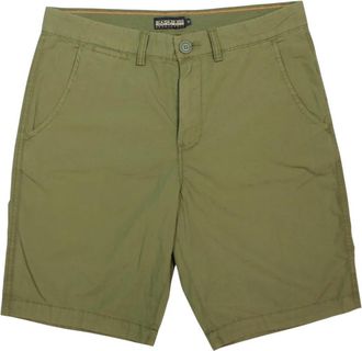 Napapijri Nakuru 6 Shorts - Heren - Korte Broeken - Groen - W34 - Katoen - Korte Broeken