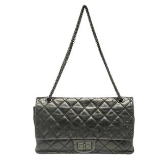 Chanel Pre-owned Leren Schoudertas - Dames - Pre-owned - Zwart - Maat: ONE Size Leer