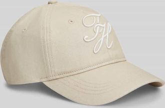 Tommy Hilfiger Basecap mit aufgesticktem Logo in Beige, Gr&ouml;&szlig;e 1