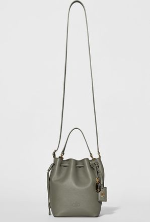 Alo Mini Balance Bag in Olive Tree Leather Green