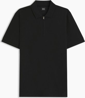HUGO BOSS Mens BOSS Black H Paras 70 Polo Shirt S1-26 001 Black - Size: 46