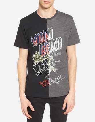 Diesel Mens DIESEL T JOE NG Mens T shirts Crew Neck Graphic Print Casual Cotton Summer Tee - Black - Size: 34