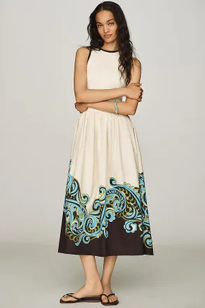 Alemais Natalia Cotton Poplin Maxi Dress