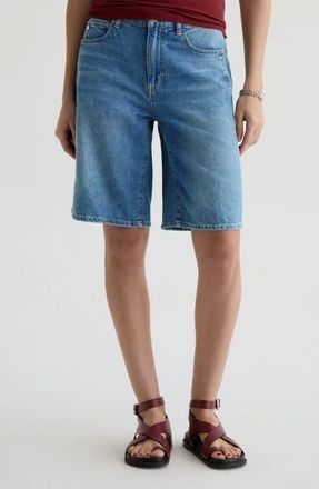AG - Adriano Goldschmied Thalia Denim Bermuda Shorts in Galaxy at Nordstrom, Size 26