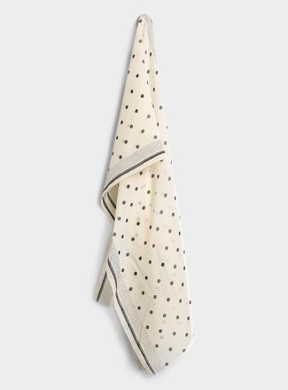 Le 31 Mens Polka dot lightweight white scarf Imported from Seoul