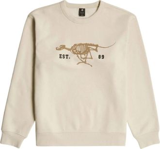 G-Star Hardlopende Hondensweatshirts en Hoodies - Heren - Sweatshirts - Beige - XL - Hoodies & sweatvesten