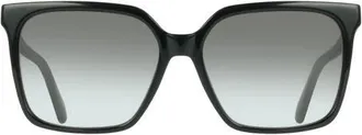 Ferragamo 57mm Rectangle Sunglasses in Black at Nordstrom