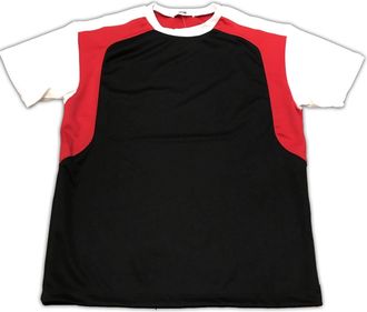 EPTM. Mens Fashion Moto Cross T Shirt In Black/red/white