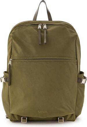 Paul Smith Logo-embroidered Nylon Backpack - Khaki - One Size