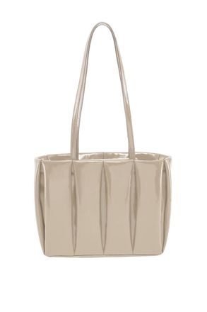Themoir&egrave; Womens Kore Shiny Bag In Wheat