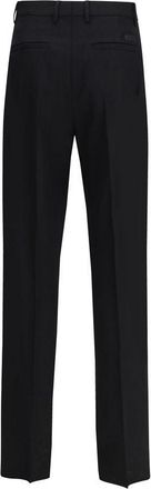 Versace Wool Ovis Aries Trousers - Black