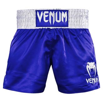 OEM Pantalones Cortos Cl&aacute;sicos Venum Muay Thai, Color Azul, Talla M