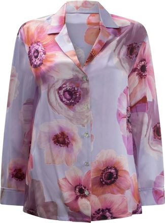 Sleep No More Camicia a fiori - Viola