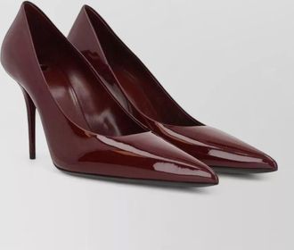Saint Laurent leather platform pumps