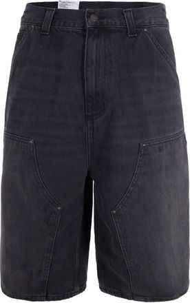 Carhartt Work in Progress Black Logo Shorts