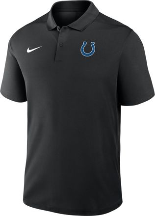 Nike Indianapolis Colts Logo Victory Nike Mens Dri-FIT NFL Polo in Black | 035800A98-R0T