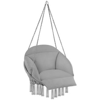 TecTake Silla colgante, gris