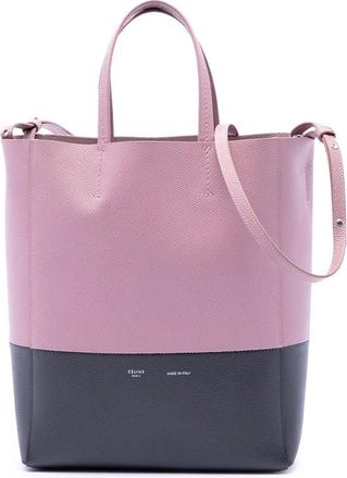 Celine Pre-owned Celine Small Bicolor Grained Calfskin Vertical Cabas Tote Ladies XN4WF90S1ZE0R600