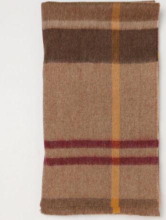 Barbour Sciarpa in lana con motivo tartan e bordi sfrangiati