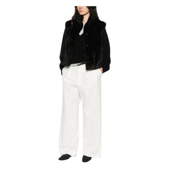 Herno 9300 Gilet - Dames - Jassen - Zwart - Maat: XS Zijde