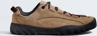 Oysho sneakers in pelle spaccata-Marrone