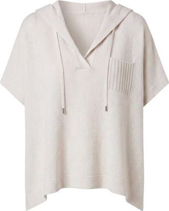 PESERICO Mujer, Sudaderas, Beige, Talla: M