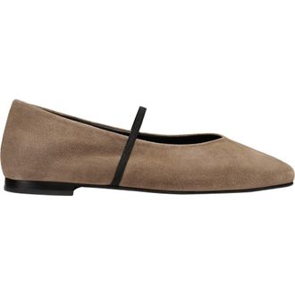 Margaux Eyewear The Phoebe Flats in Mushroom Suede at Nordstrom, Size 43.5