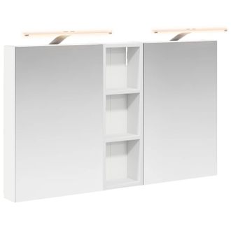 vidaXL Juego De Muebles De Ba&ntilde;o Con Estante 3 Pcs 100 X 10,5 X 60,5 Cm Vidaxl