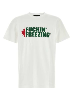 Dsquared2 Witte Katoenen T-shirt