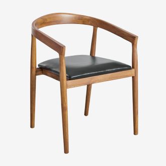 Sklum Sklum - Pack De 2 Sillas De Comedor En Piel Visby