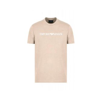 Emporio Armani Heren, Tops, Beige, Maat: M Jersey