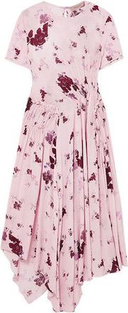 Preen Line pink floral asymmetric Lois dress Size S
