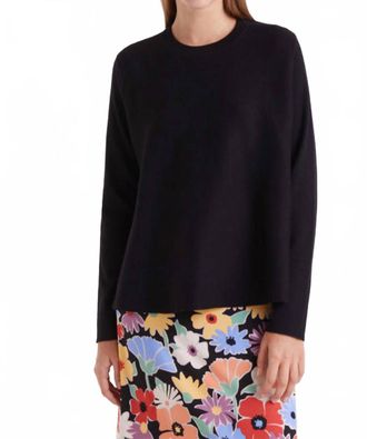 Compa&ntilde;&iacute;afant&aacute;stica Jersey Crew Sweater In Black