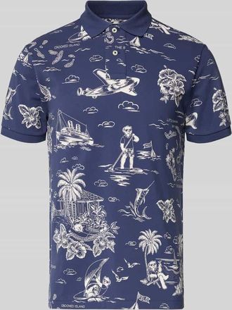 Polo Ralph Lauren Regular Fit Poloshirt aus reiner Baumwolle in Marine, Gr&ouml;&szlig;e XL