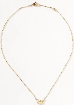 Valentino Garavani Collana VLogo Signature Valentino Garavani in ottone con strass incastonati