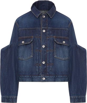 sacai COTTON DENIM JACKET - Sacai - Woman