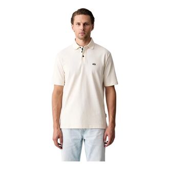 A|X Armani Exchange Klassiek poloshirt - Heren - Tops - Beige - Maat: M Katoen